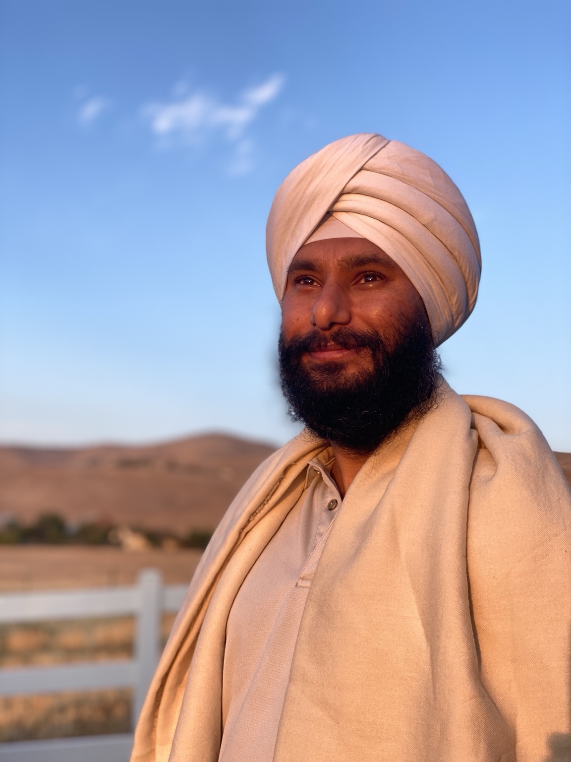 Jasprit Singh outdoors in warm evening light
